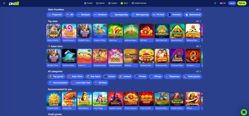 DK88 Top Online Slots Malaysia