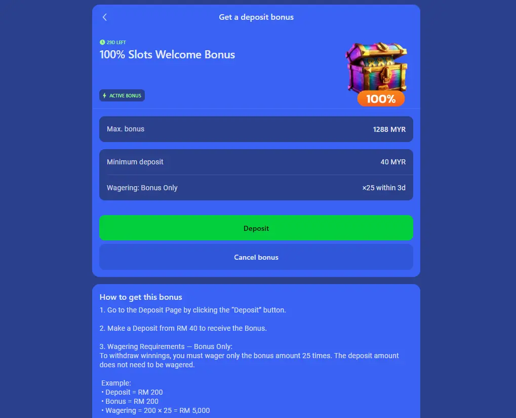 DK88 Casino Welcome Bonus